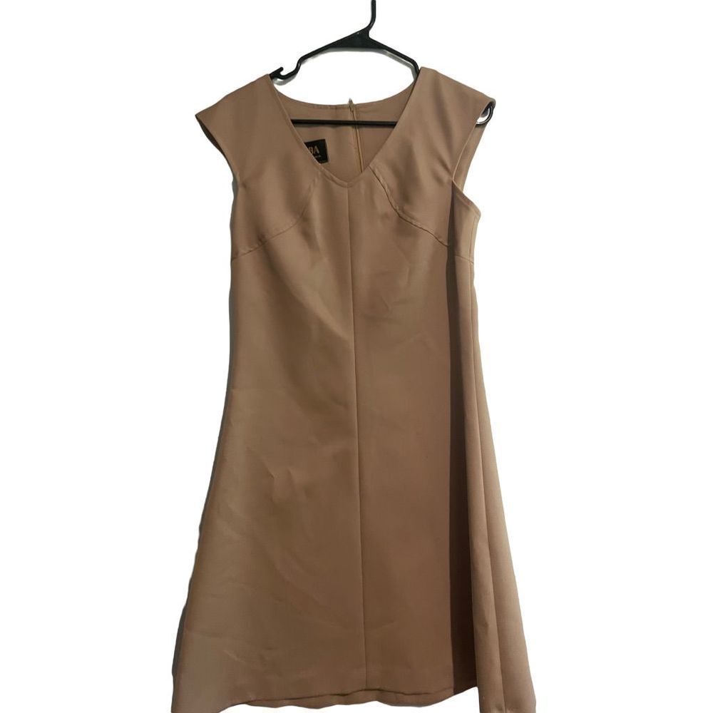 Vintage Saba Sleeveless Tan Dress